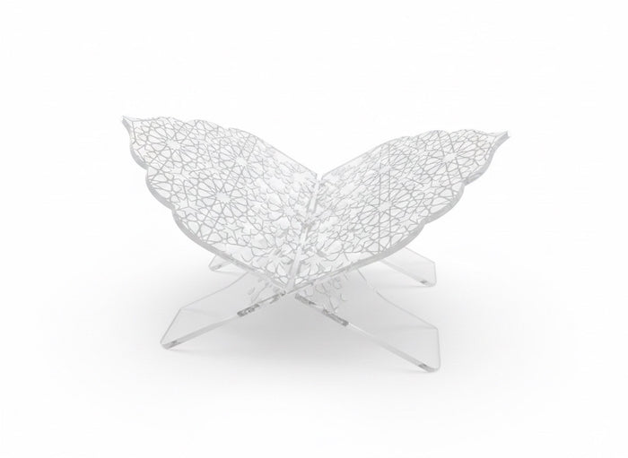 Contemporary Quran Stand — Wing Lattice